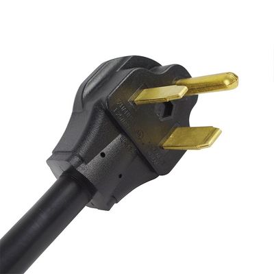 Tensión nominal 250V 30Amp Twist Lock 3 Prong Conector masculino a L6-30R 50Amp 3 Prong Generador de receptáculo femenino Cordón de alimentación RV
