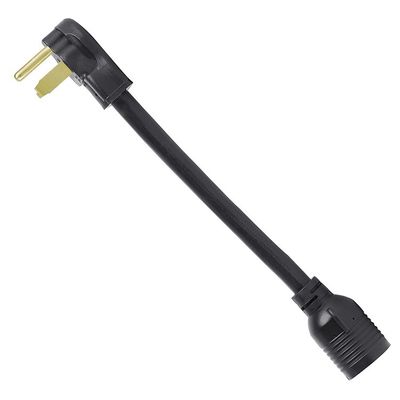 Blue NEMA 6-50P a Female NEMA L14-30R Cordón de extensión RV para soldador enchufe a 4 puntas de bloqueo de toma de corriente Adaptador de salida 250V