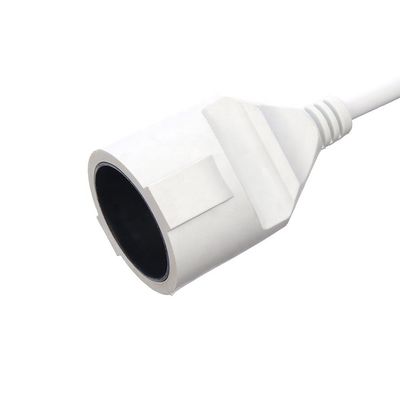 Cables de alimentación de electrodomésticos de 2 pines blancos Cordón de alimentación directo 1,5M longitud o personalizado VDE 10A cables de alimentación de enchufe Cables de extensión