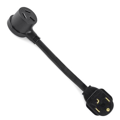 NEMA resistente 10-50P a 14-30R 3 puntas a 4 puntas 50Amp a 30Amp 120V / 240V soldador secador de RV Cordón de potencia de extensión para RV Camper Generator