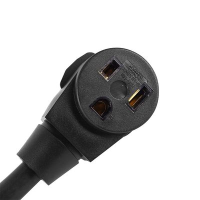 Jacket de PVC NEMA L6-30P a 6-50R Conector 30Amp a 50Amp STW 10AWG 250V 1.5FT Adaptador de cable de alimentación para soldador secador EV cargador