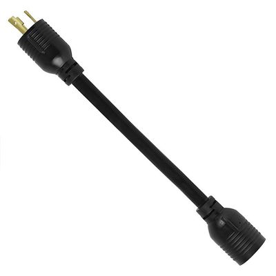 Adaptador de 30 Amp 4 Prong a 3 Prong Lock 10 Gauge Cordón de soldador de energía Adaptador ETL Listado NEMA L14-30P Hombre a NEMA L6-30R Hembra