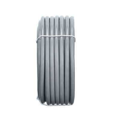 Mejora del hogar Gris H05VV-F 4 núcleo 4X0.75mm2 Cables de energía eléctrica Rango de temperatura -5C a 70C Flexible e aislado