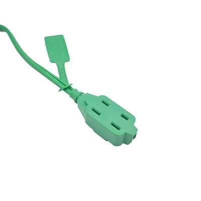 Cordón de alimentación con NEMA Tipo de extremo masculino de cable de extensión interior exterior a prueba de agua y cuatro tomas