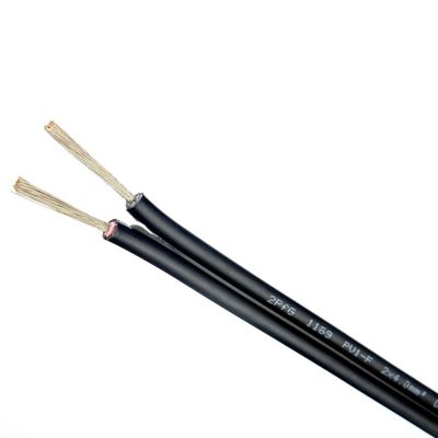 4 mm2 Cable solar de cobre aislante de doble o núcleo XLPO para sistemas fotovoltaicos en rojo o negro