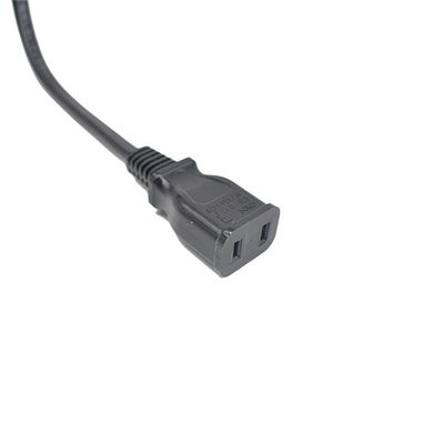 Electrónica de consumo Japón Certificación PSE 2 pines 2 puntas Cable de cable eléctrico de PC con material de chaqueta de PVC
