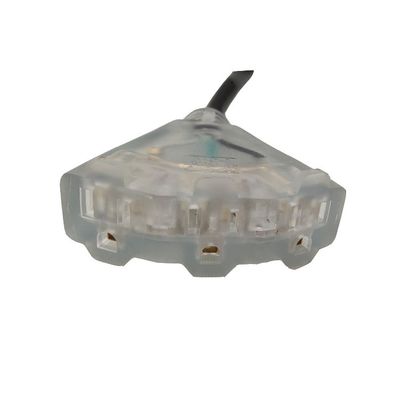 ETL Listado 16/3 SJTW 3-Wire A tierra 1 a 3 Cordón de extensión interior/exterior 15/25/50 FT para la luz de seguridad utilizando electrodomésticos