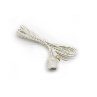 Material del conductor del cable de alimentación conductores de cobre AC del cable de alimentación del portador de la lámpara de la bombilla Adaptador del cable del enchufe