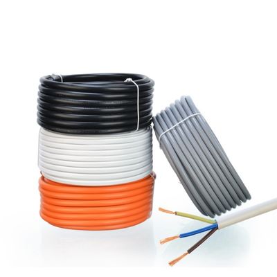 Cables eléctricos flexibles de PVC aislados con envoltura para el sector industrial, con un núcleo múltiple, para cables de control y alimentación eléctrica