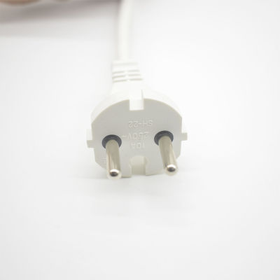 SH-67 Tipo de extremo femenino SNI Certificado 250v 10A Cable de alimentación de PVC ignífugo con buena venta y certificación SNI