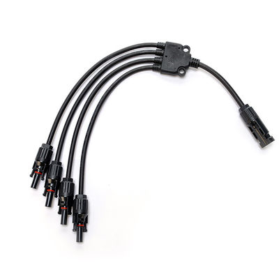 XLPO aislamiento 10awg 6mm 1 a 4 Y Tipo H1z2z2-k Cable de extensión de paneles solares 12awg para soluciones solares sostenibles