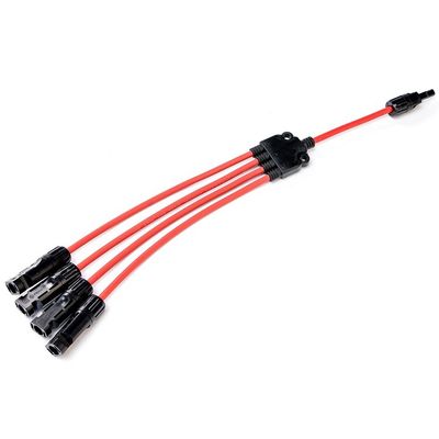 XLPO aislamiento 10awg 6mm 1 a 4 Y Tipo H1z2z2-k Cable de extensión de paneles solares 12awg para soluciones solares sostenibles