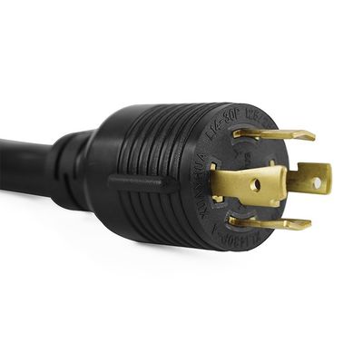 Elethor Nema Ev cargador adaptador cable de extensión 3 conductor Sjt tipo L14-30p Twist Lock enchufe al cable de alimentación del adaptador 14-50r