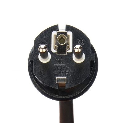 Certificado DIN VDE 0620/EN 50075 1990 Cable de caucho aislado Euro 16A 3 Pin Plug H07rn f para energía solar PV1-f Cable 4mm2 6mm2