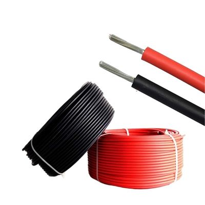 EN60754-1/EN60754-2 Aprobación de tubos ensayados Panel solar Pv Cables de alambre rojo/negro 4mm2 500m para ensayo EN60754-1/EN60754-2