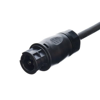 Certificado DIN VDE 0620/EN 50075 1990 Cable de caucho aislado Euro 16A 3 Pin Plug H07rn f para energía solar PV1-f Cable 4mm2 6mm2