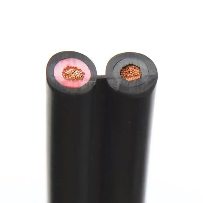 Tuv Certified 6mm 1000v Double Insulated Red Two Core 6mm2 Twincore Pv Cable for Energy Usage PVC Insulation Control Cable