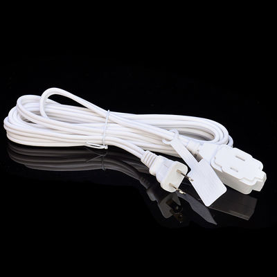 Cordón de alimentación de conductor de cobre de 125V Nema 1-15p a Nema 5-15r Extensión para electrodomésticos y necesidades informáticas