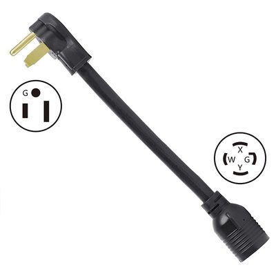 Nivel IP de cable de extensión IP22 US Certificado Nema 6-50p a Nema 10-50r L14-30r salida 240v 50 Amp 30 Amp cable de alimentación para RV