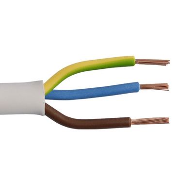 VDE estándar Kema Keur H03vvh2 f Cables eléctricos chaqueta de PVC flexible cable de cobre desnudo