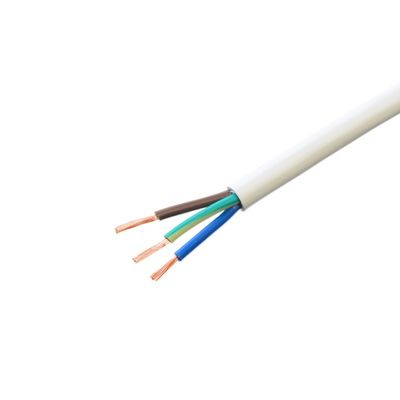 Estándar IEC 60227 H05vv f 3x0. 75mm2 PVC envuelto Flexible alambre eléctrico Multi núcleo Cable de cobre por metro Cable de alimentación