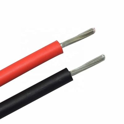 XLPO Jacket Single Core or Double Core Solar Power Cable 6mm2 With TUV Certificate for PV Systems