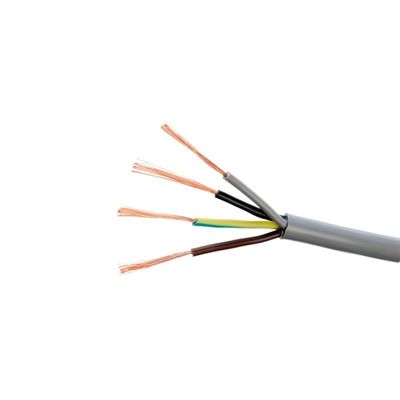 Cables eléctricos flexibles de cobre sólido para uso general H05vv f 4x2,5 mm cuadrados Material de conductor industrial cobre