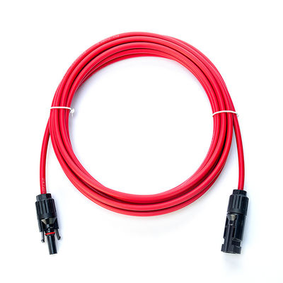 EN60754-1/EN60754-2 Prueba de contenido de halógenos Sistema solar de chaqueta XLPE de 4 mm y 6 mm con conectores de cobre enlatados PV1-F