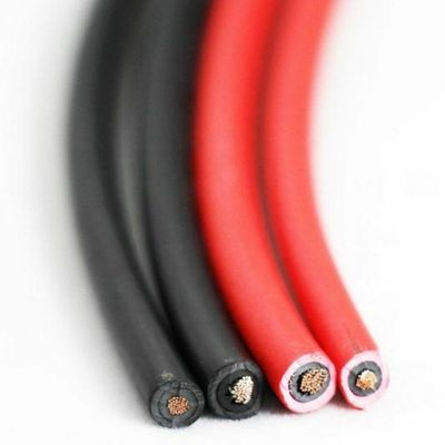4mm2 Red Twin Core XLPO aislamiento PV cable solar TUV certificado adecuado para el rango de temperatura -40 90 grados