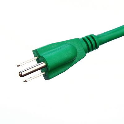 10/15/25/50 pies NEMA Certificado de trabajo pesado 3 puntas PVC SJTW/SJT Cordón de extensión de energía de chaqueta con calibre 12/3 resistente al frío
