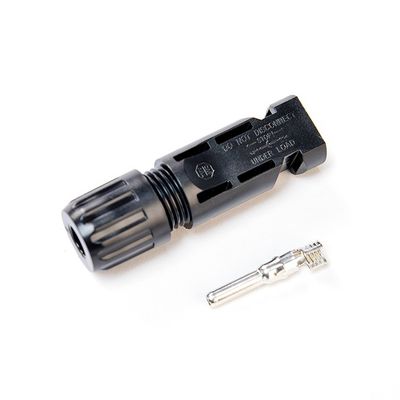 Cable solar Pv de 1000v CC 4.0mm2 Material conductor cobre con grado de protección IP67 y herramienta de recorte Pv004
