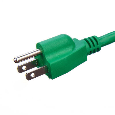 100FT ETL Listado SJTW 14/3 Cordón eléctrico de extensión naranja con enchufe simple NEMA 5-15P a NEMA 5-15R con longitud personalizada