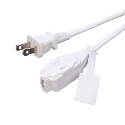 Cables de extensión de enchufe de computadora portátil con chaqueta de PVC y material de cobre con potencia nominal de 125V estándar ETL personalizado