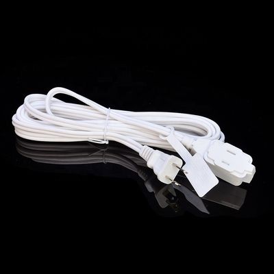 Cables de extensión de enchufe de computadora portátil con chaqueta de PVC y material de cobre con potencia nominal de 125V estándar ETL personalizado