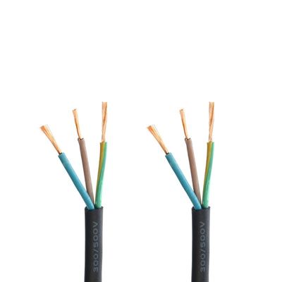 VDE Certificated H05rnf 3x1 5 Soild Copper Rubber Cable 100m Rolls Flexible Electric Wire for Industrial Installations