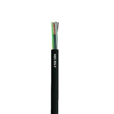 Cables de control de aislamiento de caucho 0.75mm2 1mm2 1.5mm2 2.5mm2 Cables de energía de cobre para aplicaciones industriales y comerciales