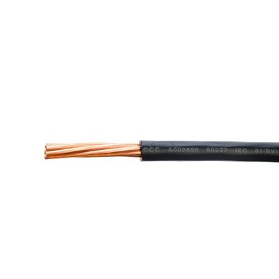 Industrial H07v-r 1 núcleo 7 conductores de cobre 4 mm cuadrados alambre eléctrico interno para el hogar hospital hotel cobre único