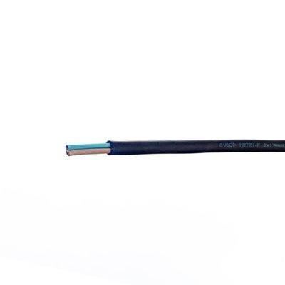 VDE KC Certificado H07rnf 2 Resistencia al fuego del núcleo 2x0 75 Cable eléctrico Ce Ccc Aprobación de seguridad del cable de alimentación impermeable
