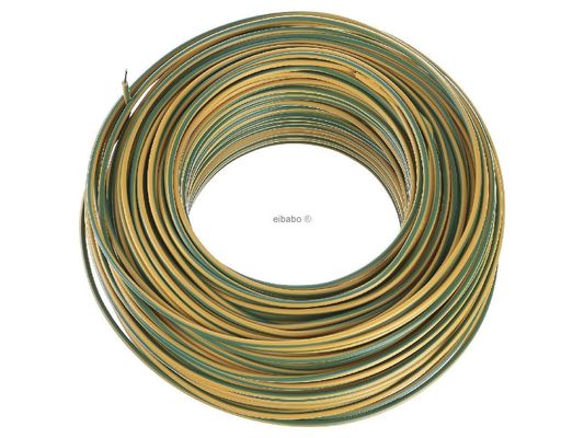 450/750V Nombre H07v U 1.5mm2 2.5mm2 alambre de cobre sólido puro con cable de alimentación aislado de PVC para alta tensión