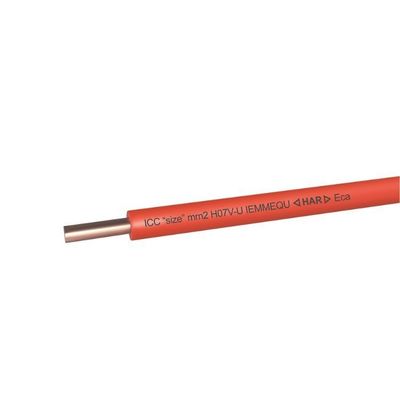 1.5mm2/2.5mm2 alambre eléctrico industrial Ho7v U con cable de alimentación aislado de PVC