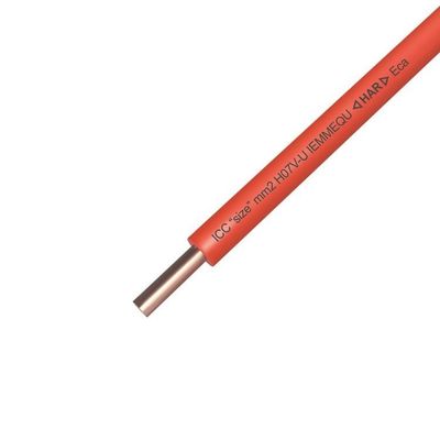 H07v U H07v R Conductor de cobre libre de oxígeno puro El cable eléctrico para las necesidades de cableado interno de la casa