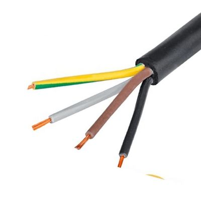 450/750V Válvula de conductor de cobre de tensión nominal H07rn Función de resistencia al fuego y al calor