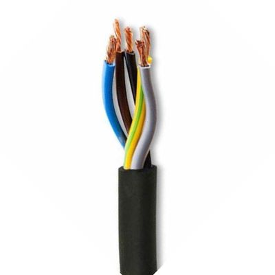 450/750V Válvula de conductor de cobre de tensión nominal H07rn Función de resistencia al fuego y al calor