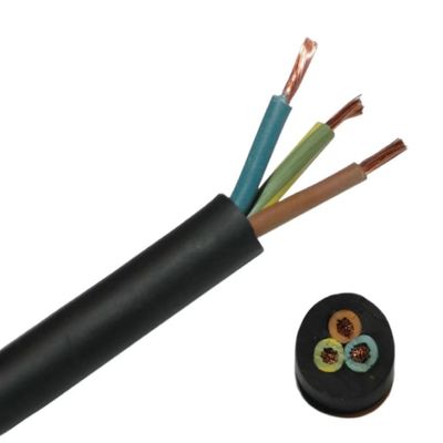 Cables eléctricos con material de conductor de cobre y resistencia a altas temperaturas 3 núcleos H07rn f 3x2 5 Cables de alimentación