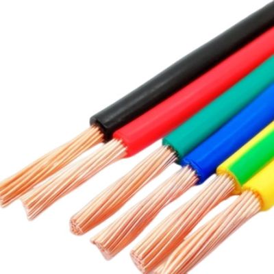 Conductor de cobre libre de oxígeno puro alambre eléctrico tamaño personalizado Ho7v R Pvc aislado en inglés 1.5m2/2.5mm2/4mm2/6mm2