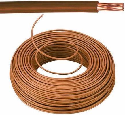 H07v U H07v R cable eléctrico con hebras de cobre personalizado para aplicaciones de alto voltaje 1.5mm2 2.5mm2 4mm2 y aislamiento de PVC