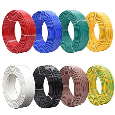 Cable Rvv multicore de 0,75 mm 2 3 4 núcleos con cable de alimentación aislado de PVC 300/500v alambre envuelto para aplicaciones de baja tensión