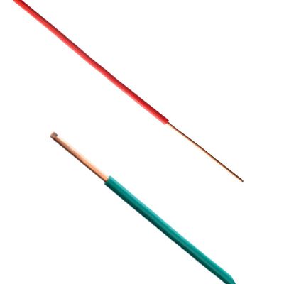 VDE SNI KC H07V-U Cables eléctricos de núcleo sólido único 0.75/1/1.5/2/2.5/4/6mm2 de cobre puro y cables de alimentación y cables