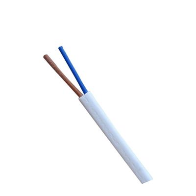 VDE Listado H03vvh2-f H05vvh2-f Cable de alimentación plano 300/500V 2 núcleos Cable de cobre sin oxígeno 0,5 0,75 1 mm2 Cables eléctricos