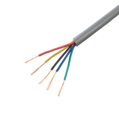 Cables de alimentación flexibles H05vv-f 5 núcleo 0,5 mm/1 mm cuadrados de cobre sólido conductor de cable eléctrico para el hogar